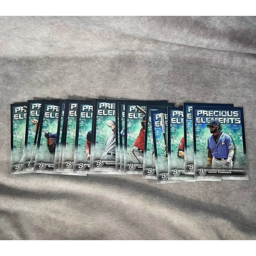 2023 Bowman Platinum Precious Elements Lot of (18) Cards